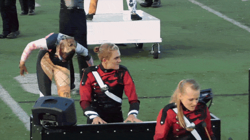 It's Anna - The Boston Crusaders' Synth Girl!!