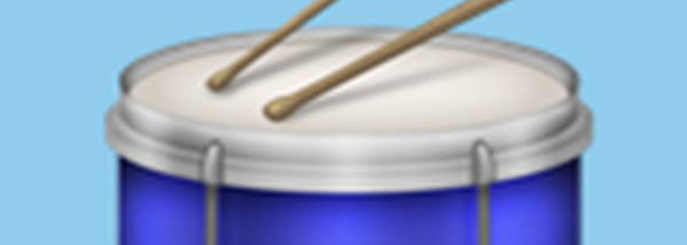 Drum Emoji - It's Finally Here.