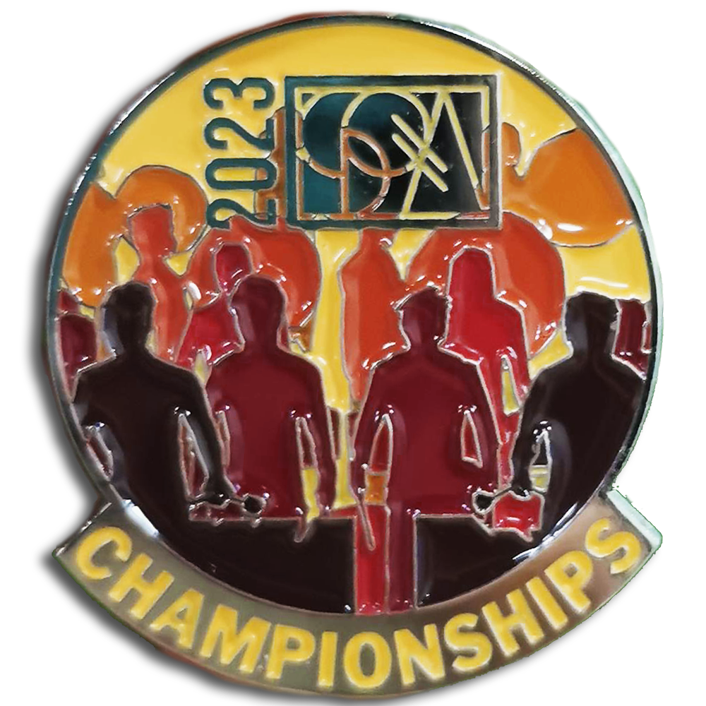 2023 SCPA Champs Lapel Pin - Lot Riot