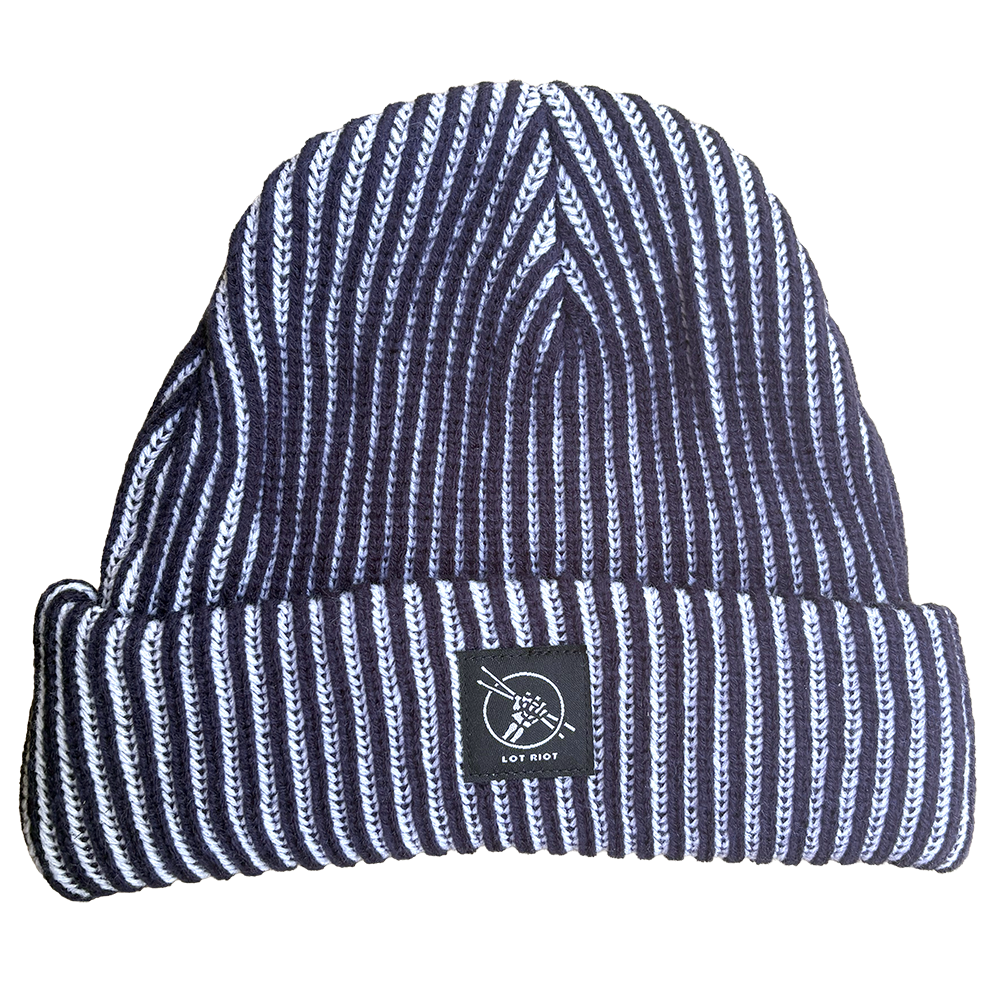 Striped Knit Beanie