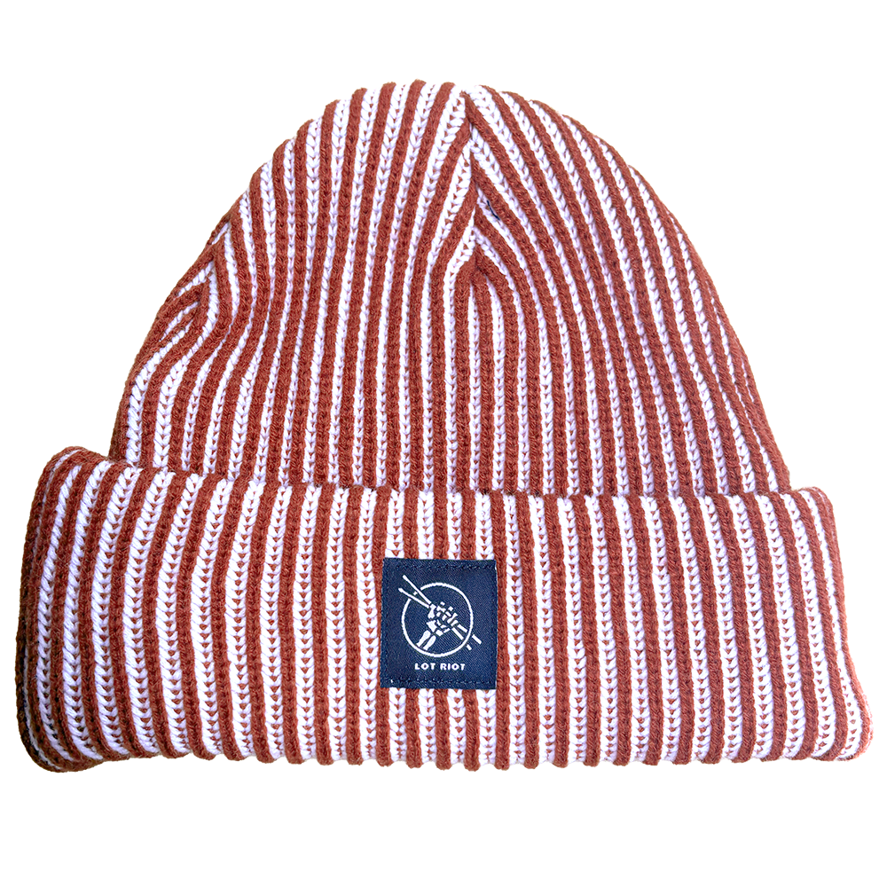 Striped Knit Beanie
