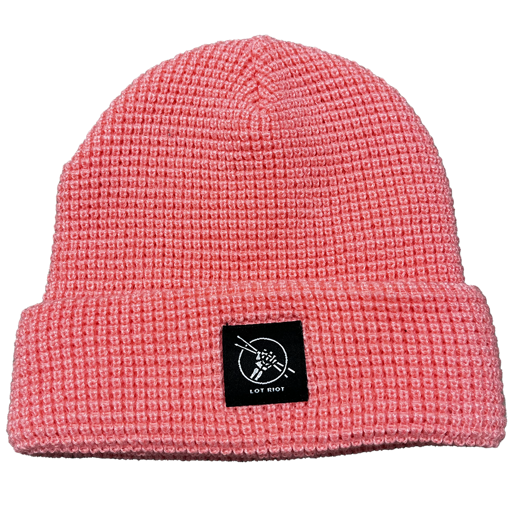 Patch Beanie - Pale Pink