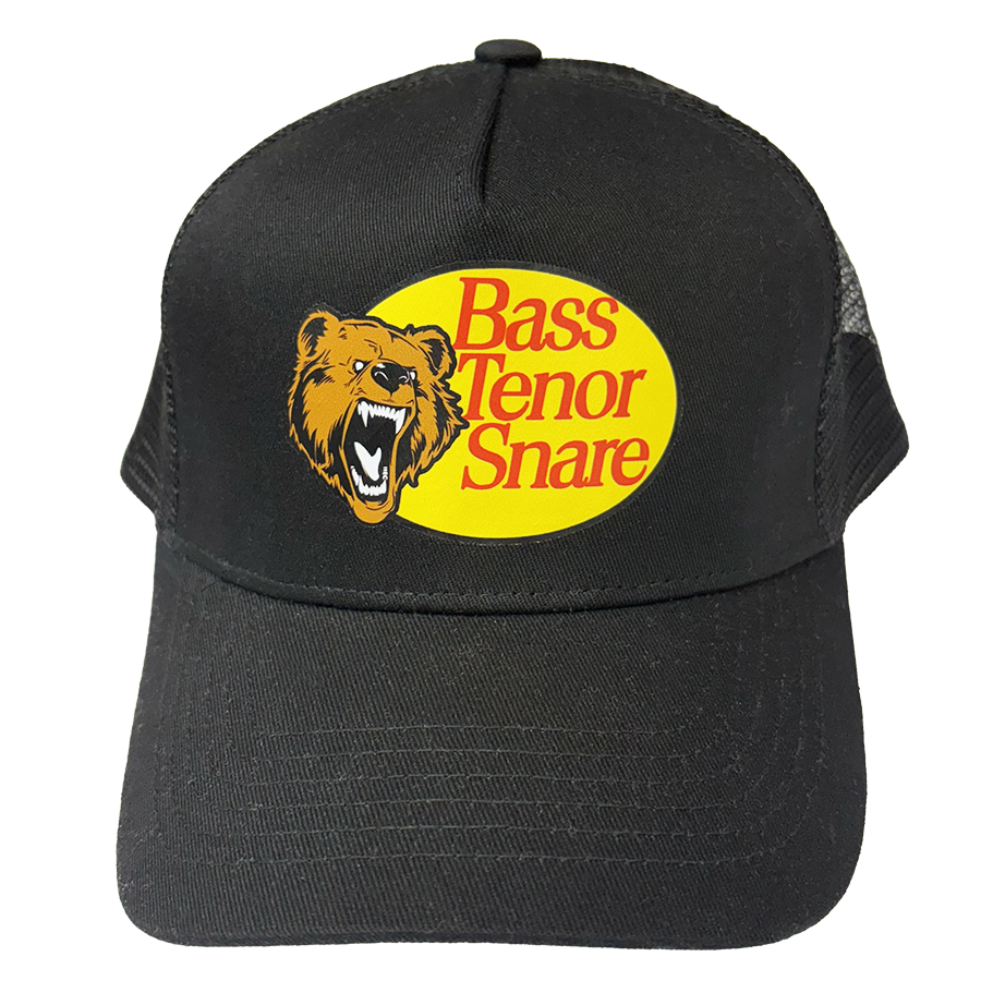 Bass Tenor Snare Trucker - Black