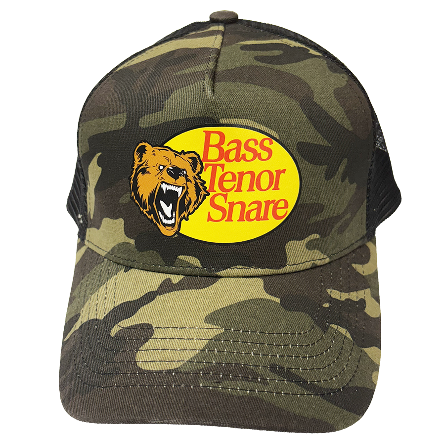 Bass Tenor Snare Trucker - Camo