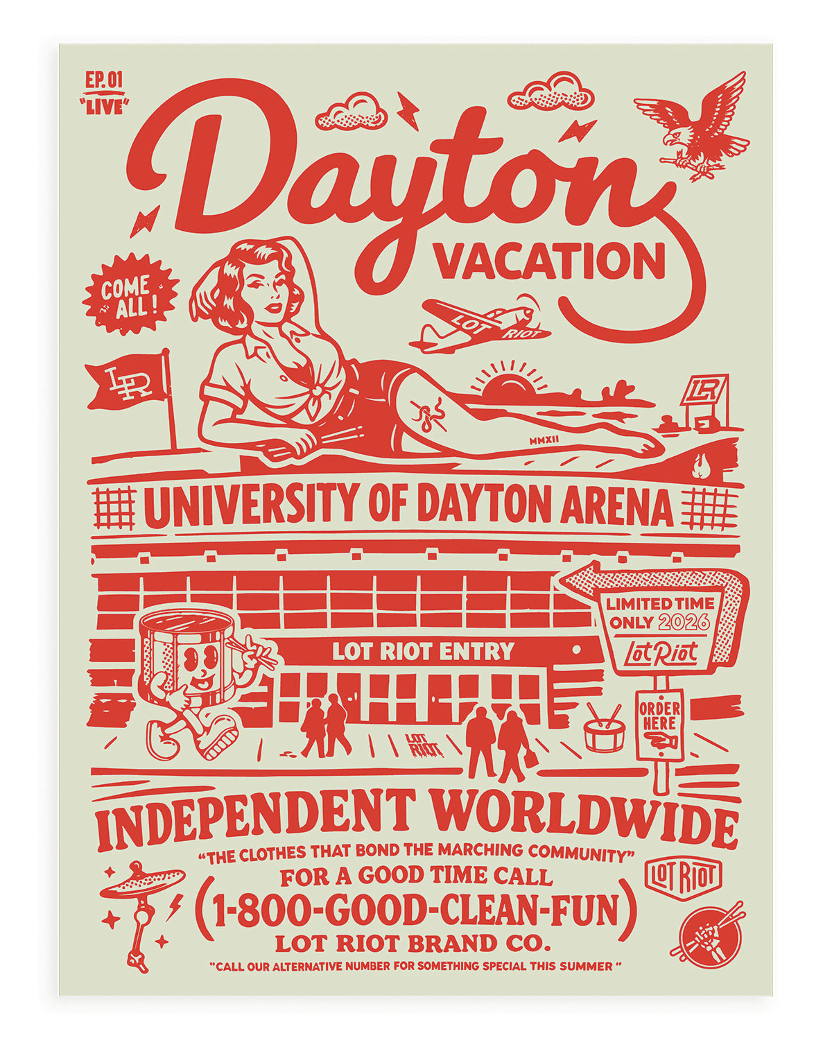 Dayton Concert Poster
