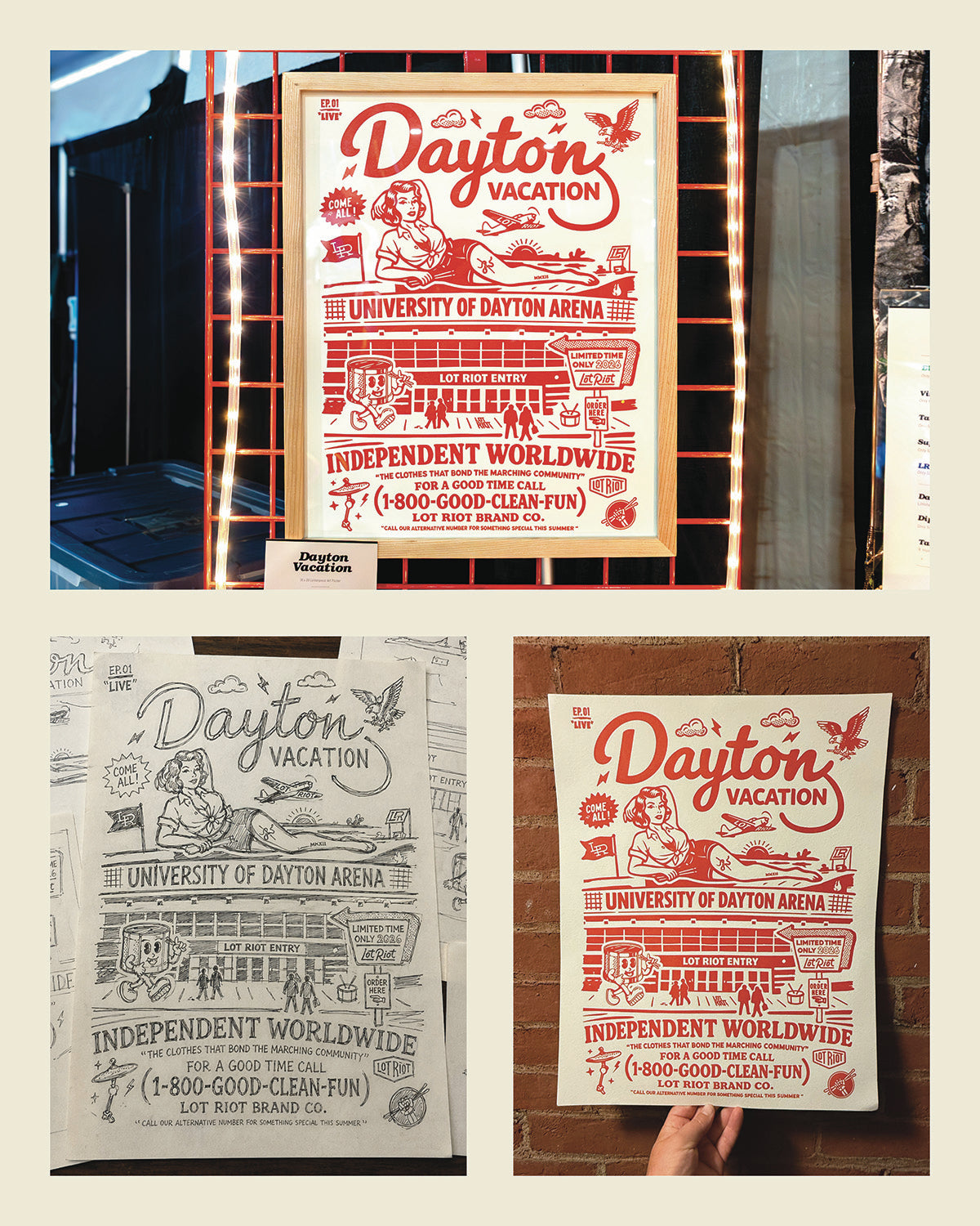 Dayton Concert Poster