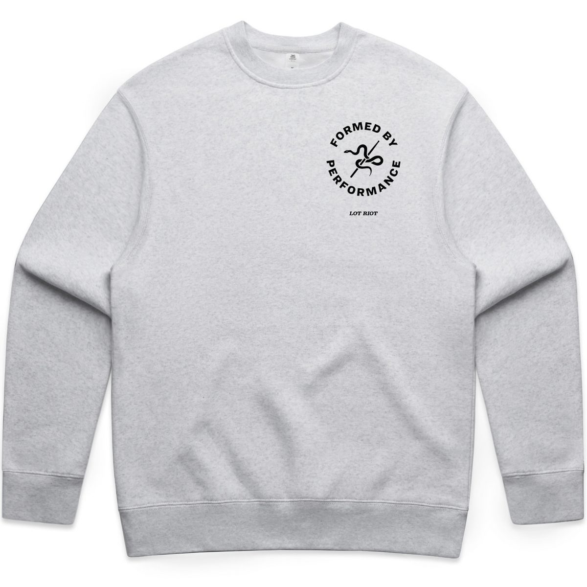 Formed By Performance Heavy Crew - White Heather