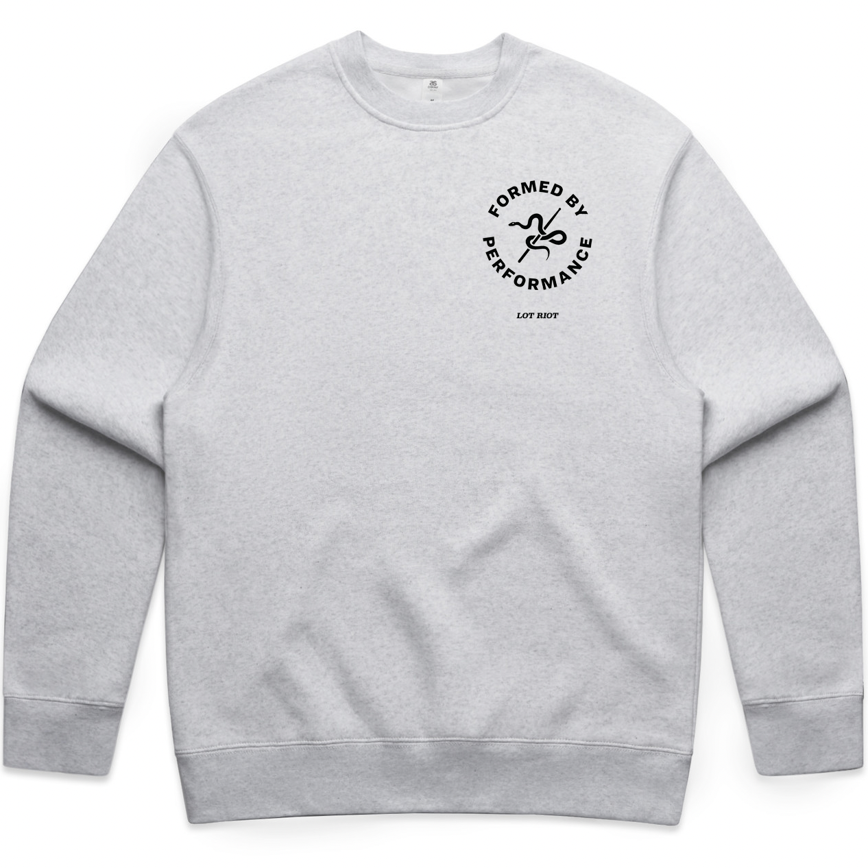 Formed By Performance Heavy Crew - White Heather
