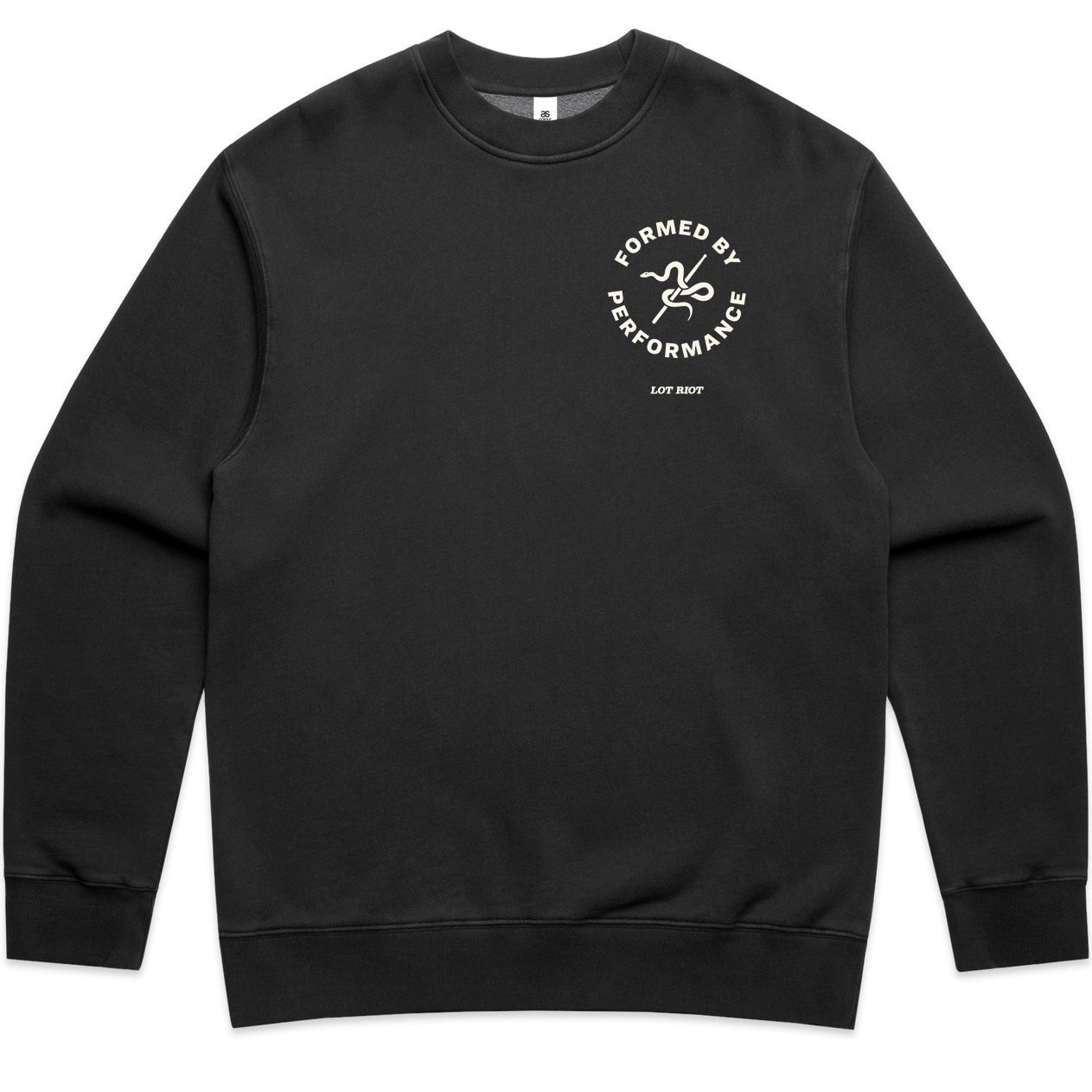 Formed By Performance Heavy Crew - Faded Black