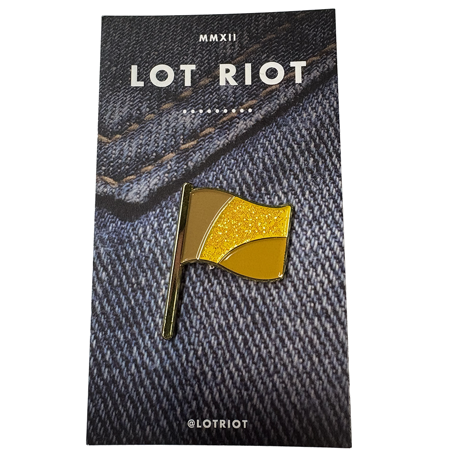 Flag Lapel Pin - Gold