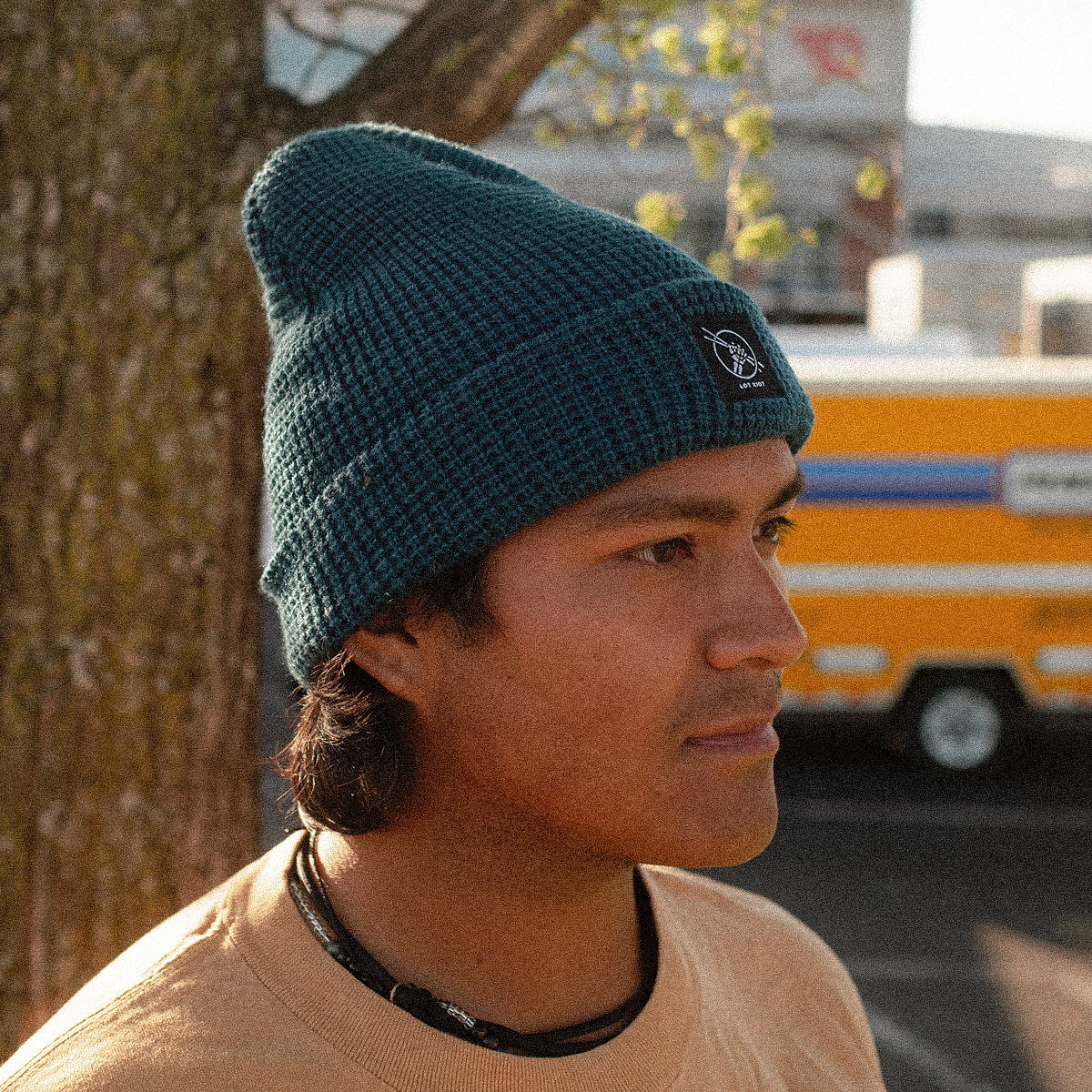 Waffle Knit Beanie