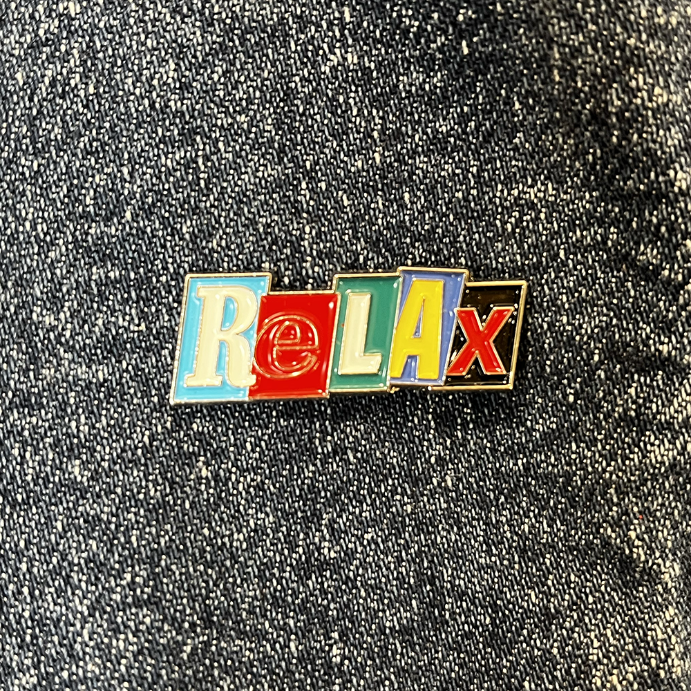 Relax Lapel Pin
