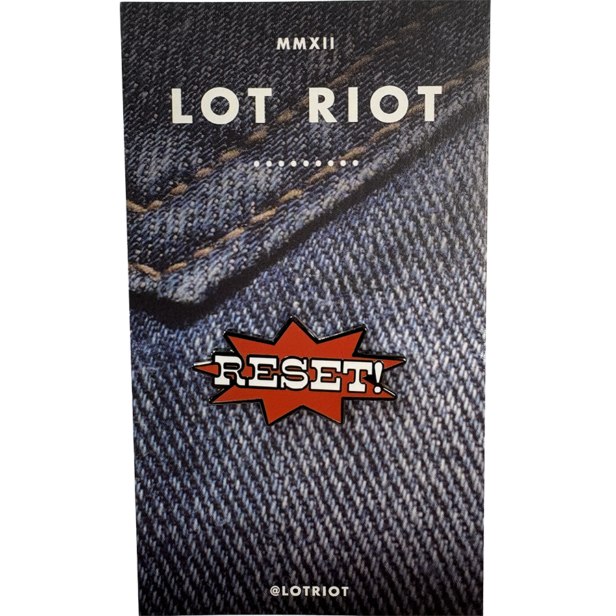 Reset! Lapel Pin