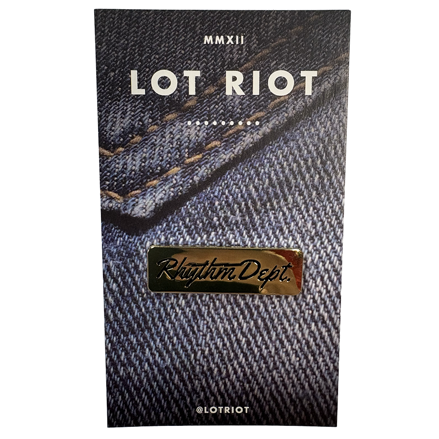 Rhythm Dept. Lapel Pin