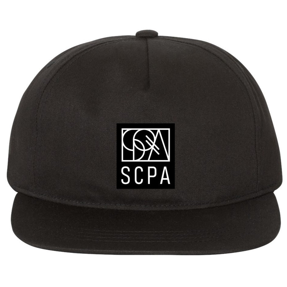 SCPA Black Logo Snapback